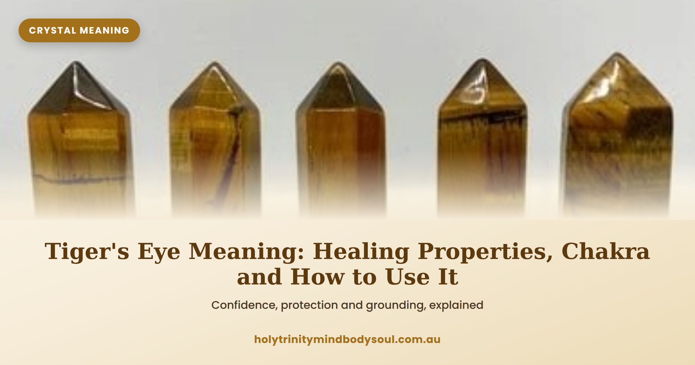 Tiger's Eye Meaning, Healing Properties and Chakra Guide Tiger's Eye Meaning, Healing Properties and Chakra Guide