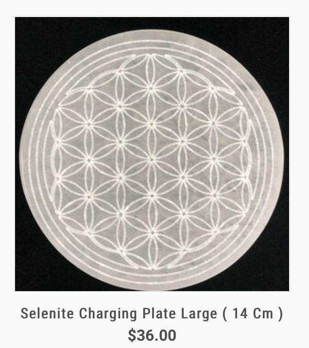 Selenite Charging Plate